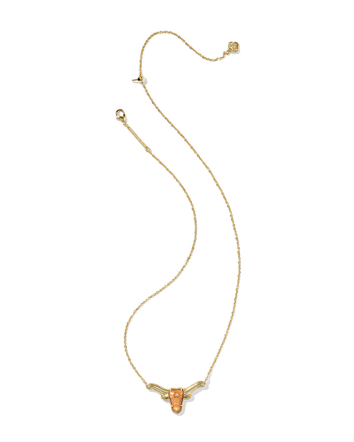 Kendra Scott Longhorn Short Pendant Necklace-01-Jewelry-Kendra Scott-Market Street Nest, Fashionable Clothing, Shoes and Home Décor Located in Mabank, TX