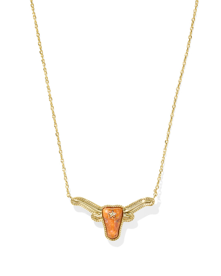 Kendra Scott Longhorn Short Pendant Necklace-01-Jewelry-Kendra Scott-Market Street Nest, Fashionable Clothing, Shoes and Home Décor Located in Mabank, TX