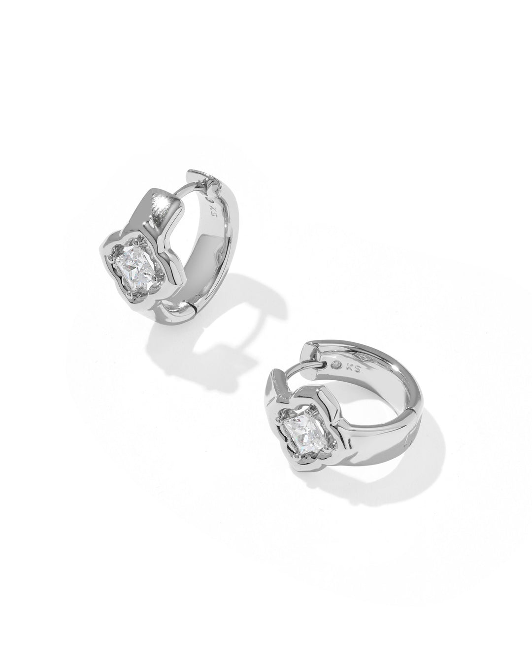 Kendra Scott Mallory Crystal Huggie Earrings-01-Jewelry-Kendra Scott-Market Street Nest, Fashionable Clothing, Shoes and Home Décor Located in Mabank, TX