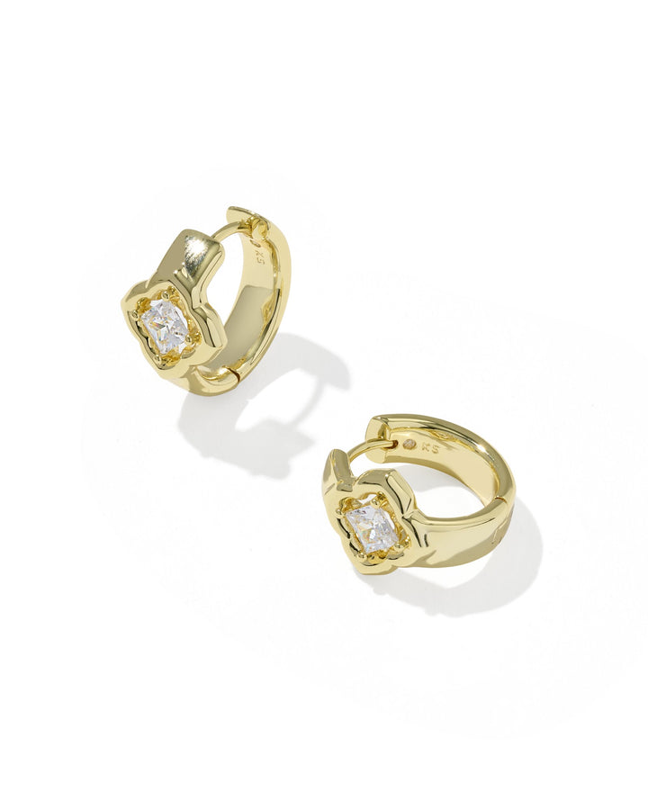Kendra Scott Mallory Crystal Huggie Earrings-01-Jewelry-Kendra Scott-Market Street Nest, Fashionable Clothing, Shoes and Home Décor Located in Mabank, TX