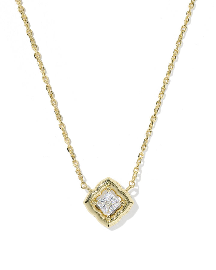 Kendra Scott Mallory Crystal Short Pendant Necklace-01-Jewelry-Kendra Scott-Market Street Nest, Fashionable Clothing, Shoes and Home Décor Located in Mabank, TX