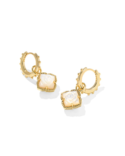 Kendra Scott Mallory Rose Huggie Earrings-Earrings-Kendra Scott-Market Street Nest, Fashionable Clothing, Shoes and Home Décor Located in Mabank, TX