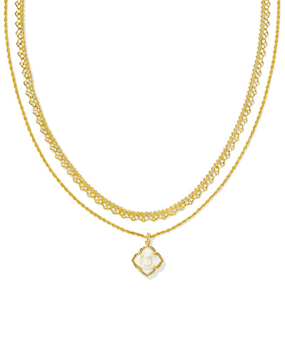 Kendra Scott Mallory Rose Multi Strand Necklace-Necklaces-Kendra Scott-Market Street Nest, Fashionable Clothing, Shoes and Home Décor Located in Mabank, TX