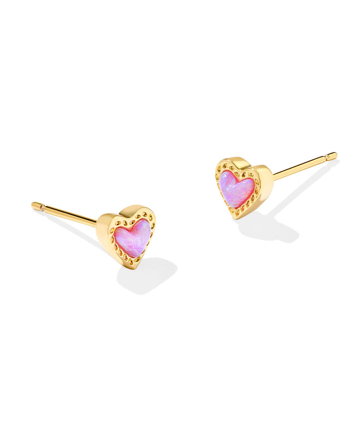 Kendra Scott Mini Ari Heart Stud Earrings-Earrings-Kendra Scott-Market Street Nest, Fashionable Clothing, Shoes and Home Décor Located in Mabank, TX