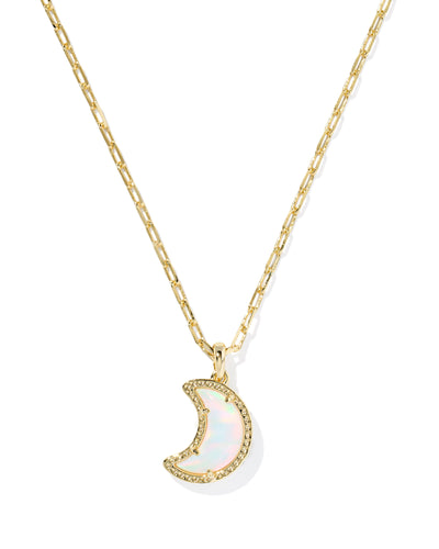 Kendra Scott Moon Short Pendant Necklace-Necklaces-Kendra Scott-Market Street Nest, Fashionable Clothing, Shoes and Home Décor Located in Mabank, TX