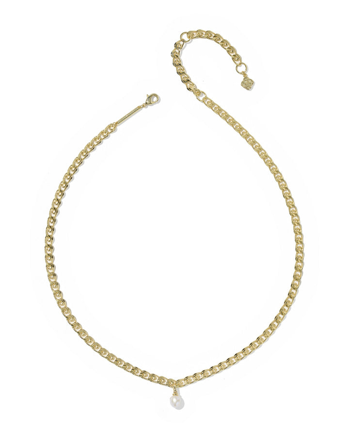 Kendra Scott Oakland Pearl Short Pendant Necklace-01-Jewelry-Kendra Scott-Market Street Nest, Fashionable Clothing, Shoes and Home Décor Located in Mabank, TX