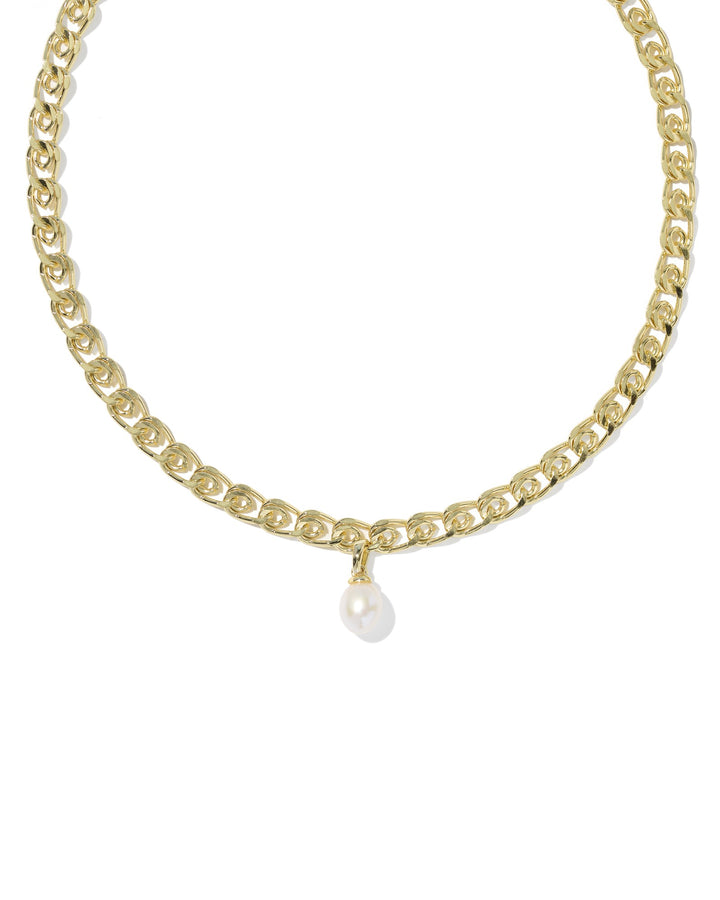 Kendra Scott Oakland Pearl Short Pendant Necklace-01-Jewelry-Kendra Scott-Market Street Nest, Fashionable Clothing, Shoes and Home Décor Located in Mabank, TX