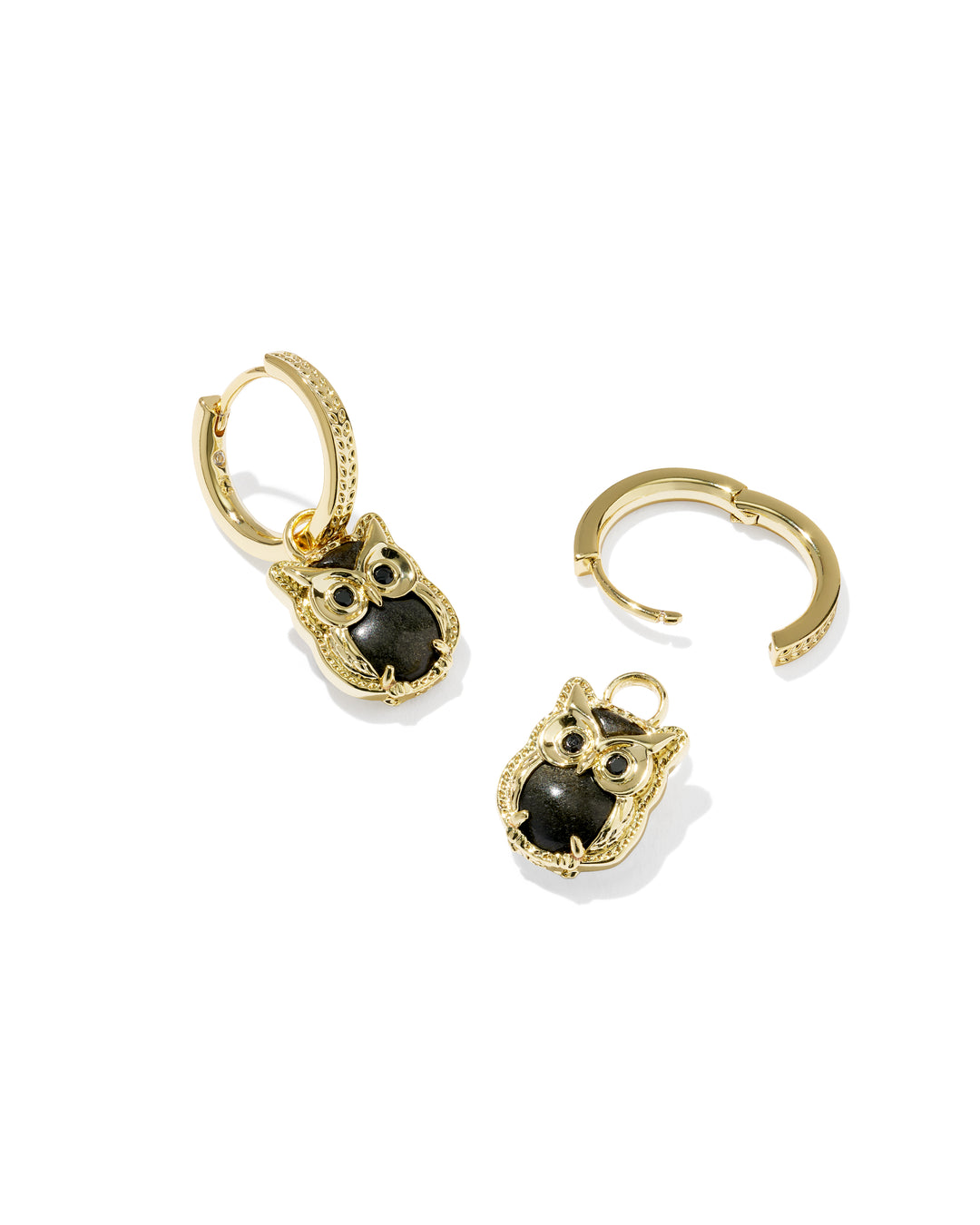 Kendra Scott Owl Huggie Earrings-01-Jewelry-Kendra Scott-Market Street Nest, Fashionable Clothing, Shoes and Home Décor Located in Mabank, TX