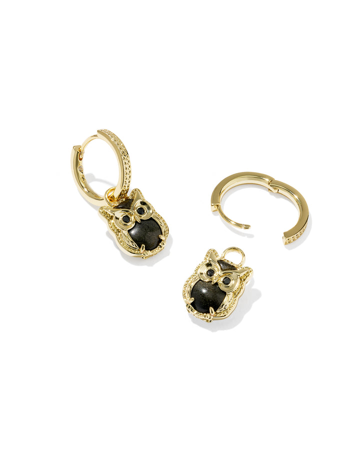Kendra Scott Owl Huggie Earrings-01-Jewelry-Kendra Scott-Market Street Nest, Fashionable Clothing, Shoes and Home Décor Located in Mabank, TX
