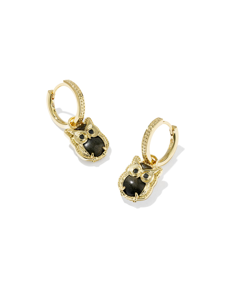 Kendra Scott Owl Huggie Earrings-01-Jewelry-Kendra Scott-Market Street Nest, Fashionable Clothing, Shoes and Home Décor Located in Mabank, TX