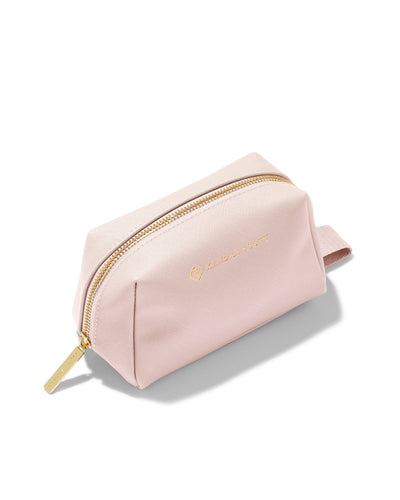 Light Pink View. Kendra Scott Small Cosmetic Bags-Beauty & Wellness-Kendra Scott-Market Street Nest, Fashionable Clothing, Shoes and Home Décor Located in Mabank, TX