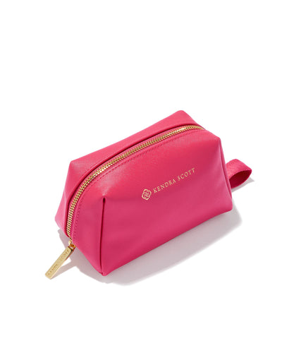 Hot Pink View. Kendra Scott Small Cosmetic Bags-Beauty & Wellness-Kendra Scott-Market Street Nest, Fashionable Clothing, Shoes and Home Décor Located in Mabank, TX