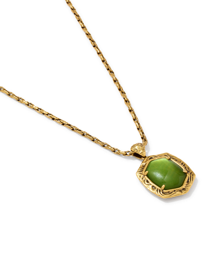 Kendra Scott Tiger Striped Daphne Small Long Pendant Necklace