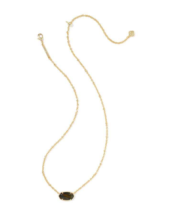 Kendra Scott Tiger Striped Elisa Short Pendant Necklace-01-Jewelry-Kendra Scott-Market Street Nest, Fashionable Clothing, Shoes and Home Décor Located in Mabank, TX