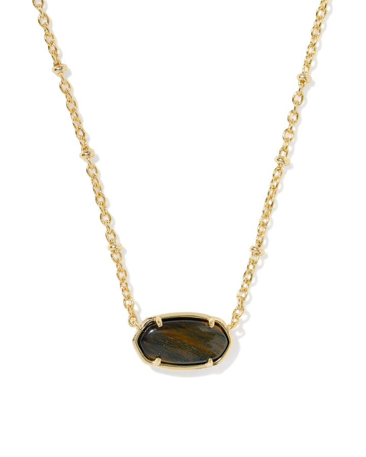 Kendra Scott Tiger Striped Elisa Short Pendant Necklace-01-Jewelry-Kendra Scott-Market Street Nest, Fashionable Clothing, Shoes and Home Décor Located in Mabank, TX