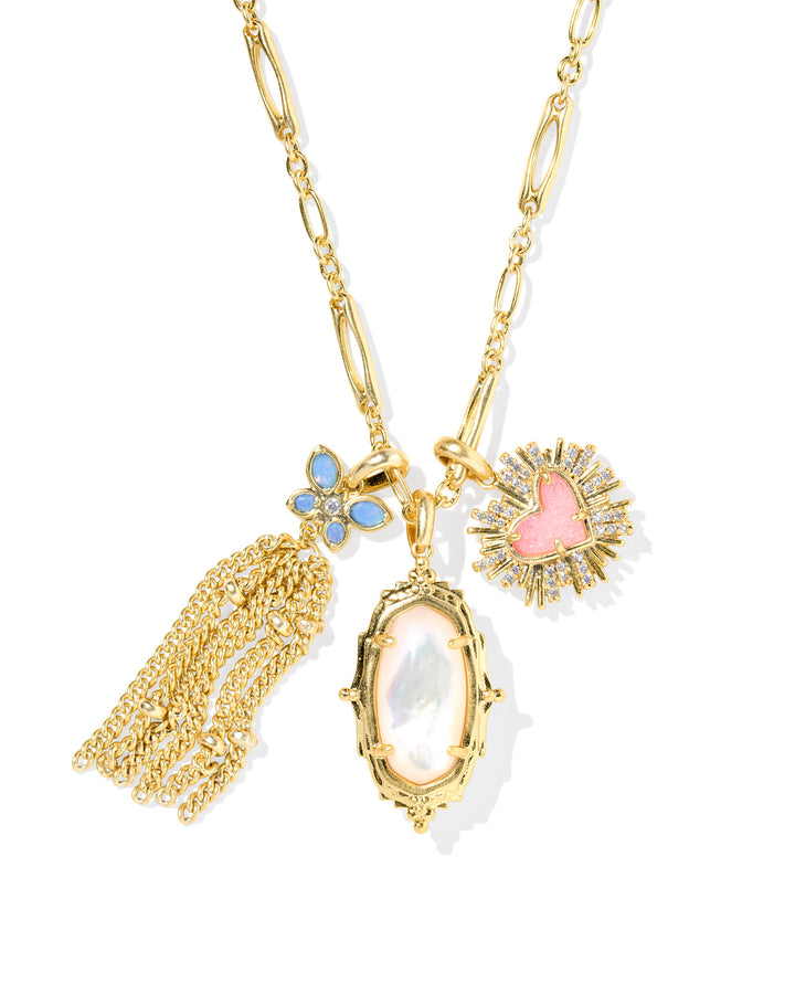 Kendra Scott X Dolly Parton Ari Heart Butterfly Charm Necklace-01-Jewelry-Kendra Scott-Market Street Nest, Fashionable Clothing, Shoes and Home Décor Located in Mabank, TX