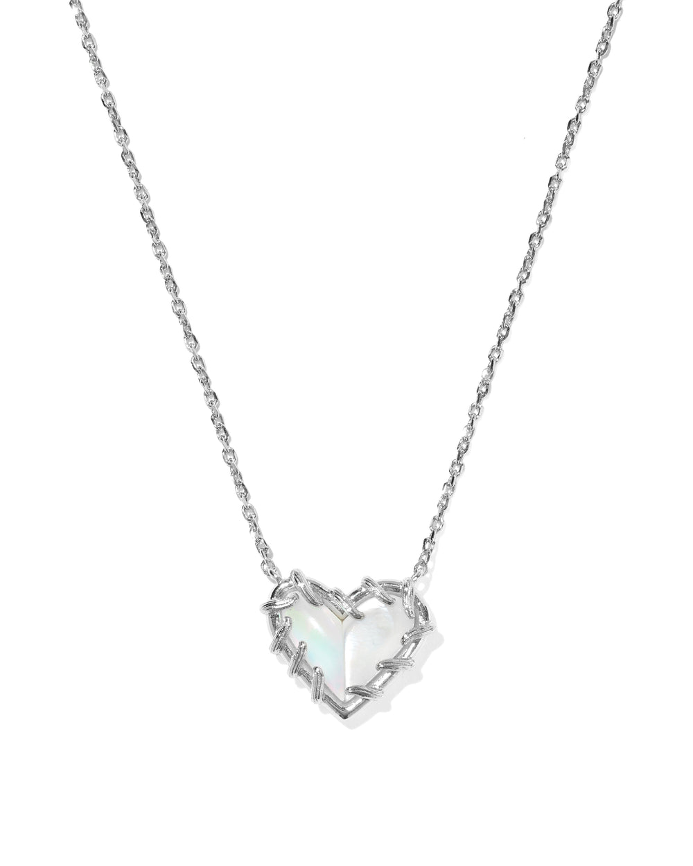 Kendra Scott x Dolly Parton Patchwork Ari Heart Pendant Necklace-01-Jewelry-Kendra Scott-Market Street Nest, Fashionable Clothing, Shoes and Home Décor Located in Mabank, TX