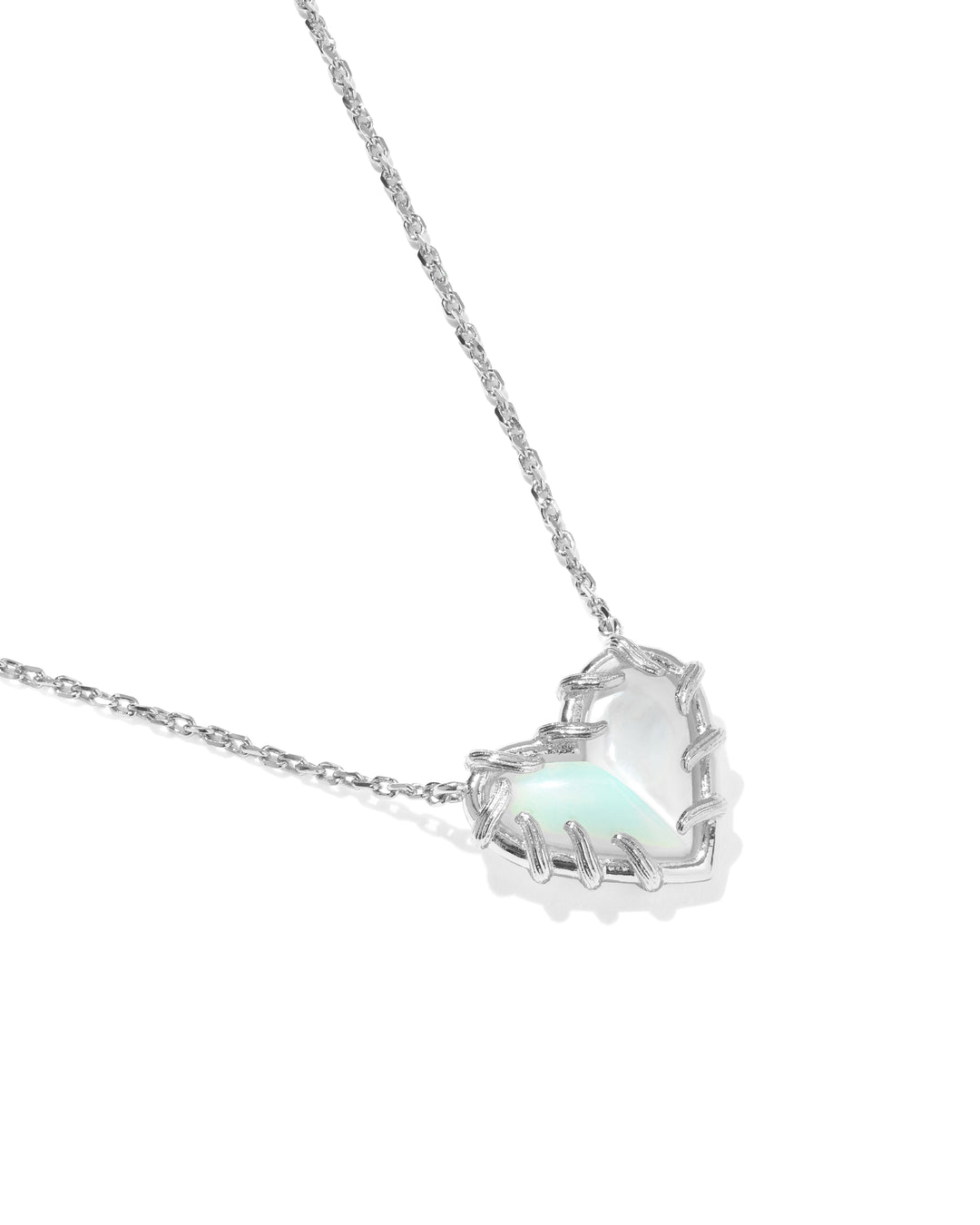Kendra Scott x Dolly Parton Patchwork Ari Heart Pendant Necklace-01-Jewelry-Kendra Scott-Market Street Nest, Fashionable Clothing, Shoes and Home Décor Located in Mabank, TX