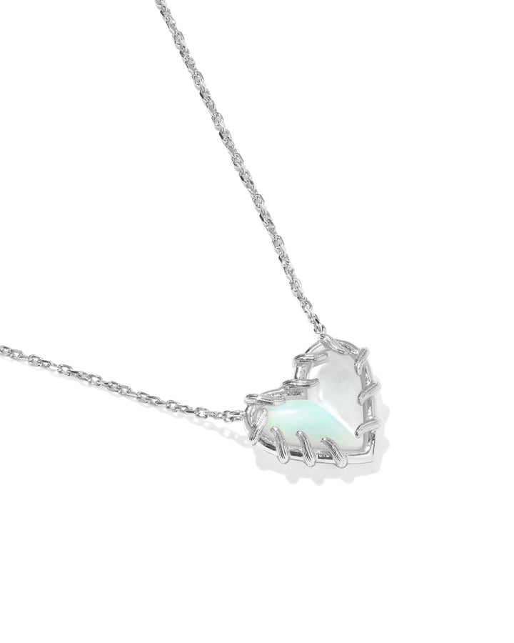 Kendra Scott x Dolly Parton Patchwork Ari Heart Pendant Necklace-01-Jewelry-Kendra Scott-Market Street Nest, Fashionable Clothing, Shoes and Home Décor Located in Mabank, TX