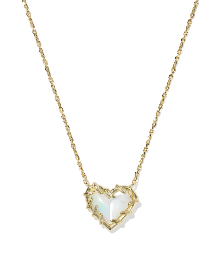 Kendra Scott x Dolly Parton Patchwork Ari Heart Pendant Necklace-01-Jewelry-Kendra Scott-Market Street Nest, Fashionable Clothing, Shoes and Home Décor Located in Mabank, TX