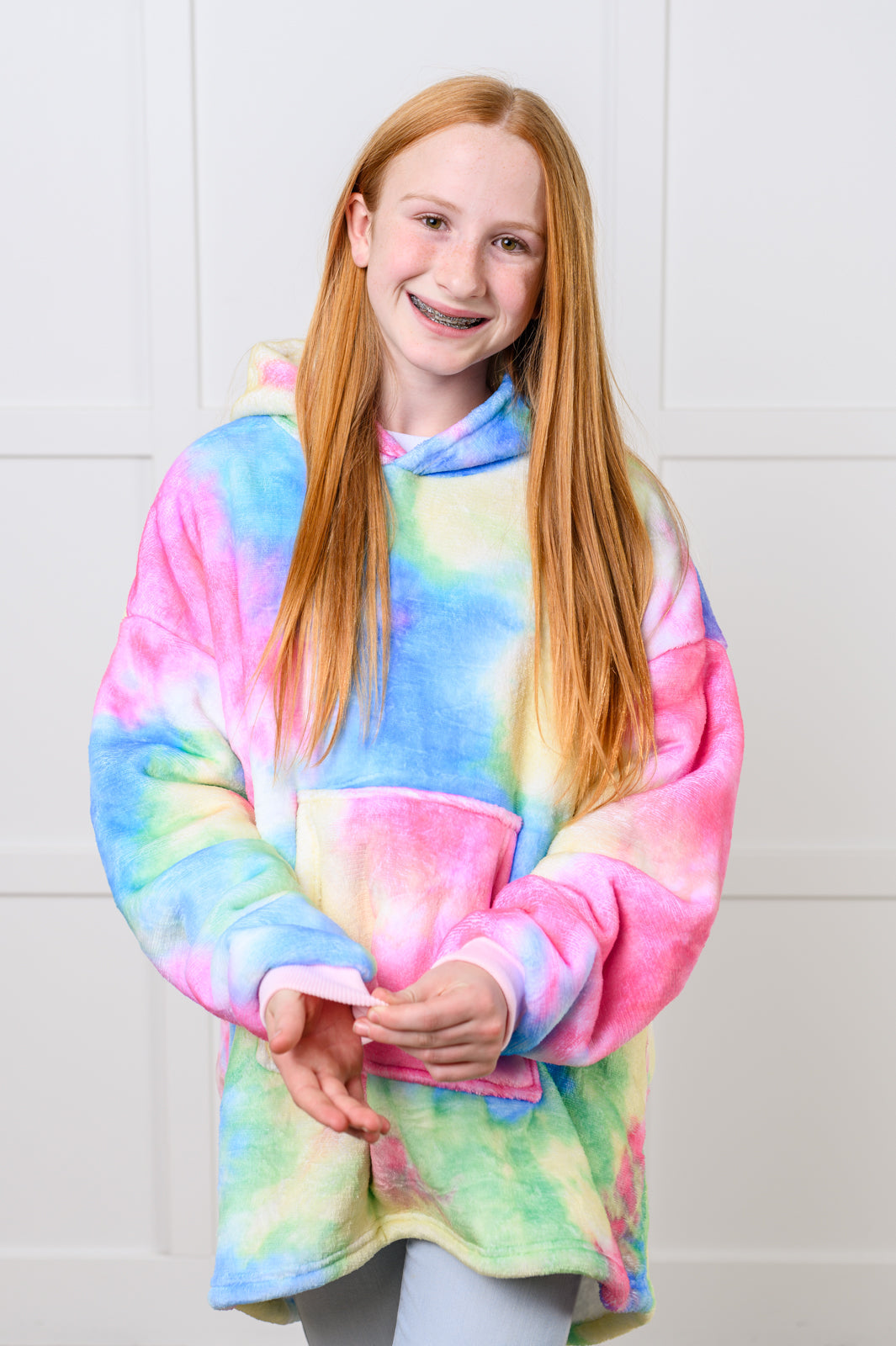 Kids Oversized Hoodie Blanket in Rainbow-Layers-Ave Shops-Market Street Nest, Fashionable Clothing, Shoes and Home Décor Located in Mabank, TX