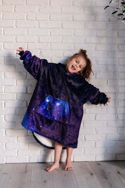 Kids Oversized Hoodie Blanket in Starry Sky-Layers-Ave Shops-Market Street Nest, Fashionable Clothing, Shoes and Home Décor Located in Mabank, TX