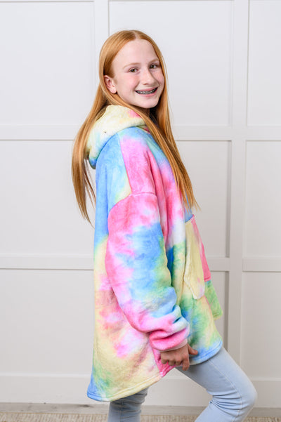 Kids Oversized Hoodie Blanket in Rainbow-Layers-Ave Shops-Market Street Nest, Fashionable Clothing, Shoes and Home Décor Located in Mabank, TX