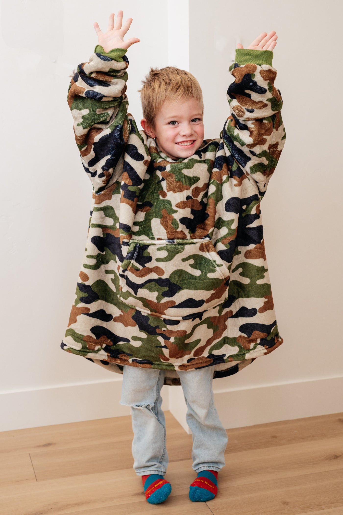 Kids Oversized Hoodie Blanket in Camo-Layers-Ave Shops-Market Street Nest, Fashionable Clothing, Shoes and Home Décor Located in Mabank, TX