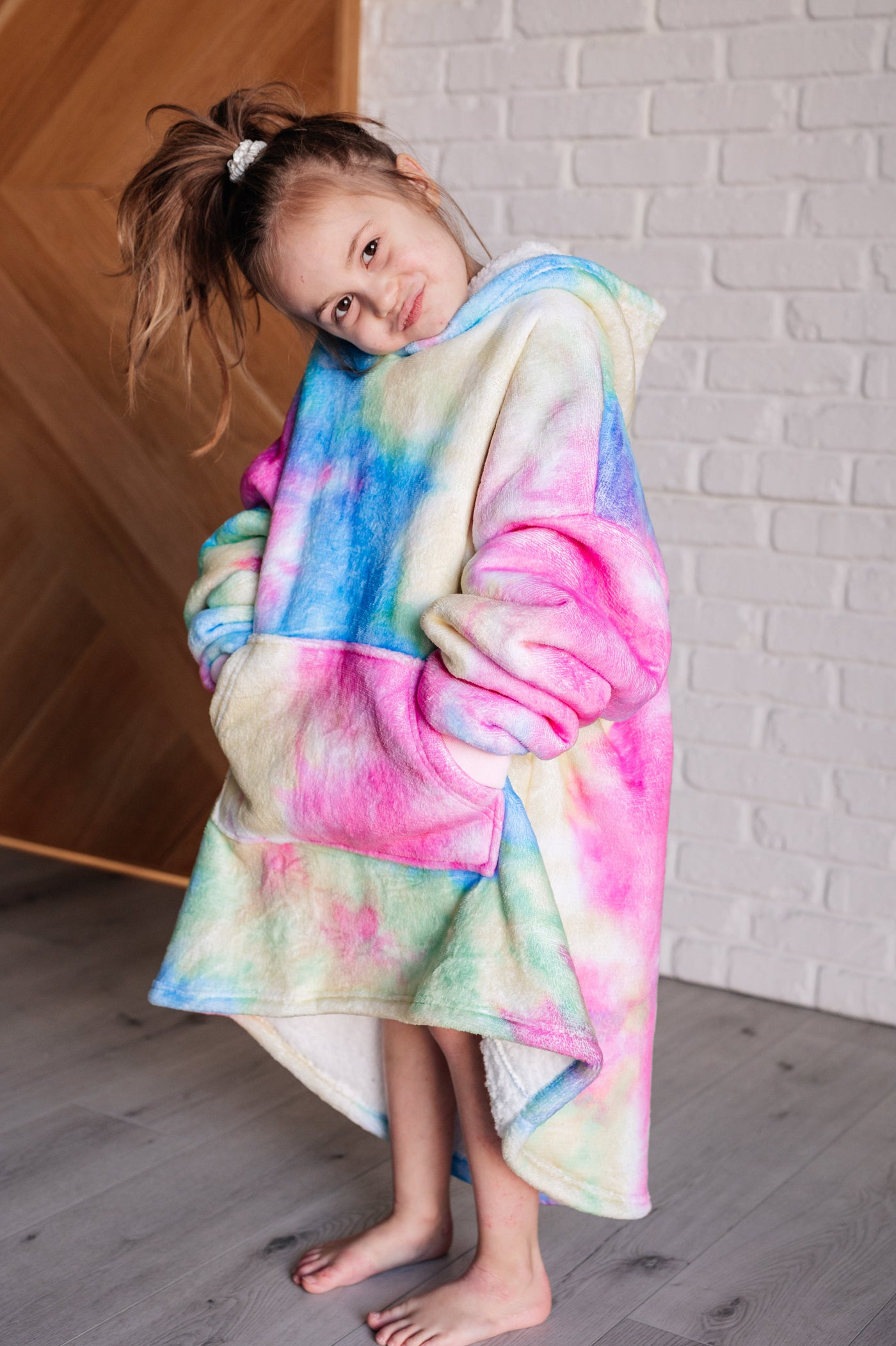 Kids Oversized Hoodie Blanket in Rainbow-Layers-Ave Shops-Market Street Nest, Fashionable Clothing, Shoes and Home Décor Located in Mabank, TX