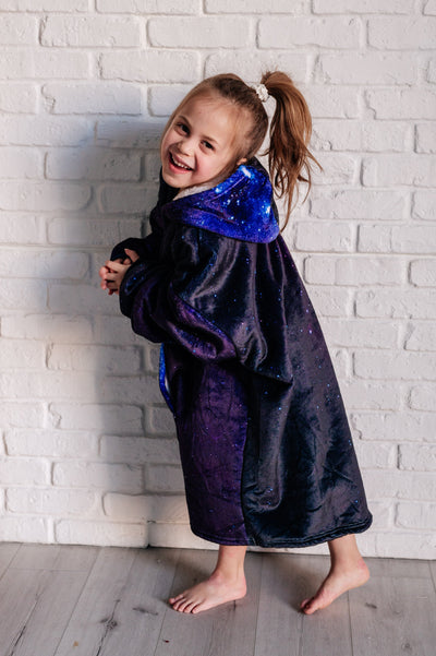 Kids Oversized Hoodie Blanket in Starry Sky-Layers-Ave Shops-Market Street Nest, Fashionable Clothing, Shoes and Home Décor Located in Mabank, TX