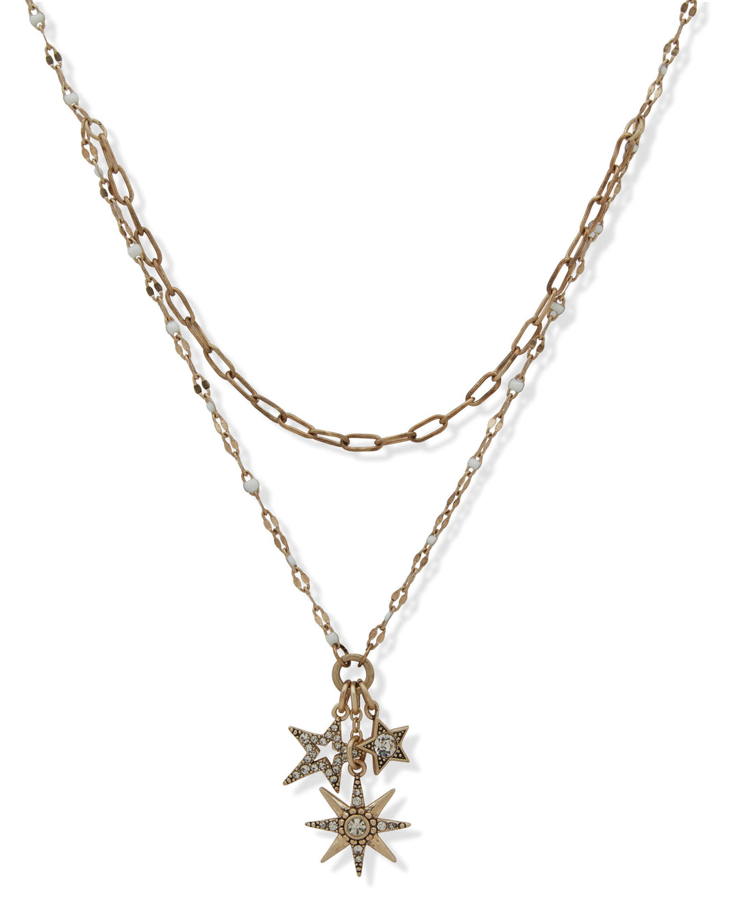 Lainey Wilson 16-inch Star Charm Multi-Row Necklace-01-Jewelry-The Jewelry Group-Market Street Nest, Fashionable Clothing, Shoes and Home Décor Located in Mabank, TX