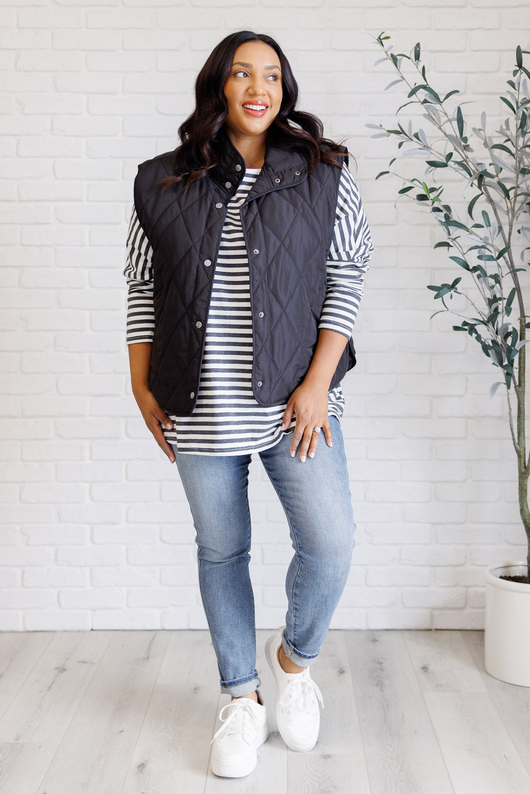 Layering Queen Quilted Puffer Vest in Black-Layers-Ave Shops-Market Street Nest, Fashionable Clothing, Shoes and Home Décor Located in Mabank, TX