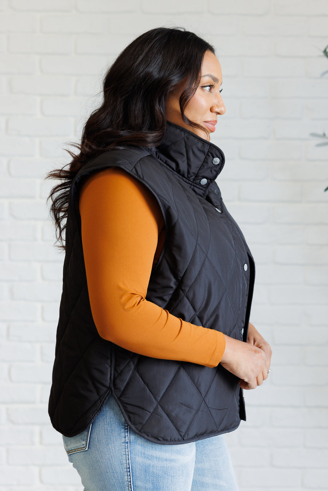 Layering Queen Quilted Puffer Vest in Black-Layers-Ave Shops-Market Street Nest, Fashionable Clothing, Shoes and Home Décor Located in Mabank, TX