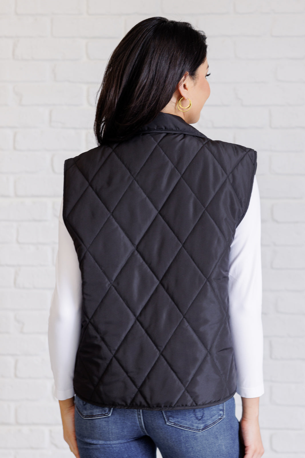 Layering Queen Quilted Puffer Vest in Black-Layers-Ave Shops-Market Street Nest, Fashionable Clothing, Shoes and Home Décor Located in Mabank, TX