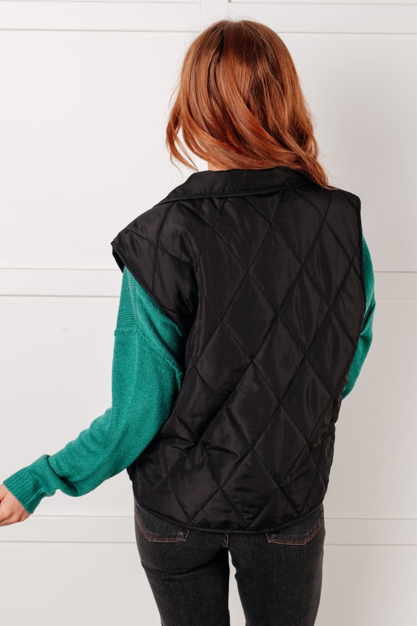 Layering Queen Quilted Puffer Vest in Black-Layers-Ave Shops-Market Street Nest, Fashionable Clothing, Shoes and Home Décor Located in Mabank, TX