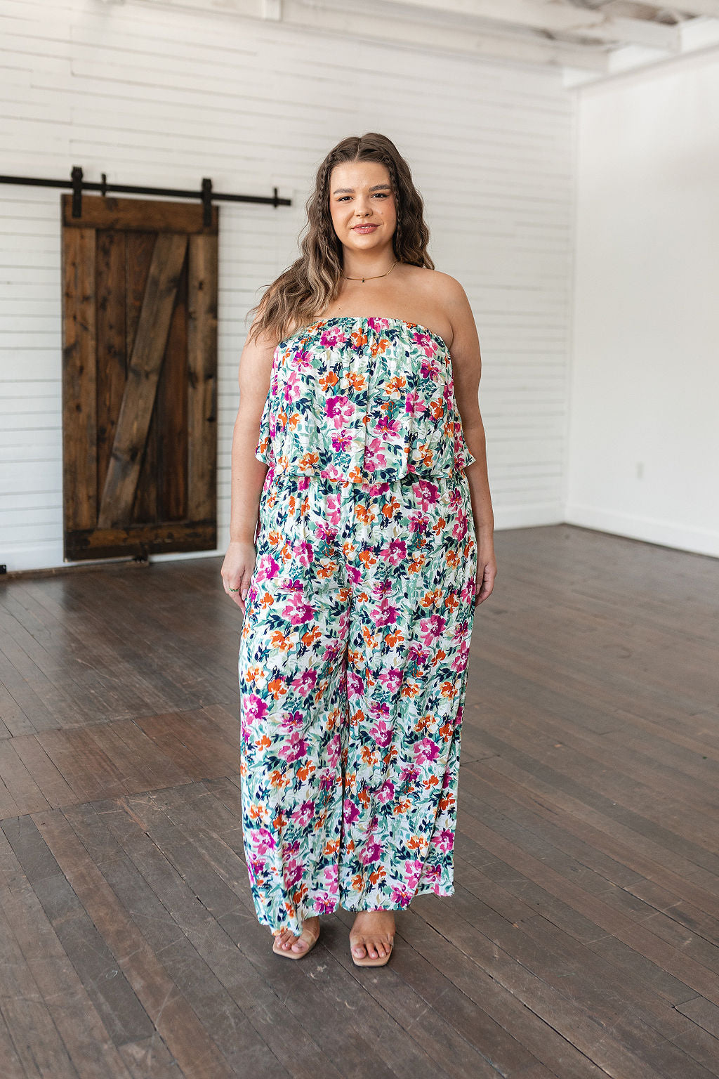 Life of the Party Floral Jumpsuit in Green-Jumpsuits & Rompers-Ave Shops-Market Street Nest, Fashionable Clothing, Shoes and Home Décor Located in Mabank, TX