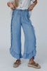 Light Denim Ruffle Pants-09-Bottoms-Simply Southern-Market Street Nest, Fashionable Clothing, Shoes and Home Décor Located in Mabank, TX