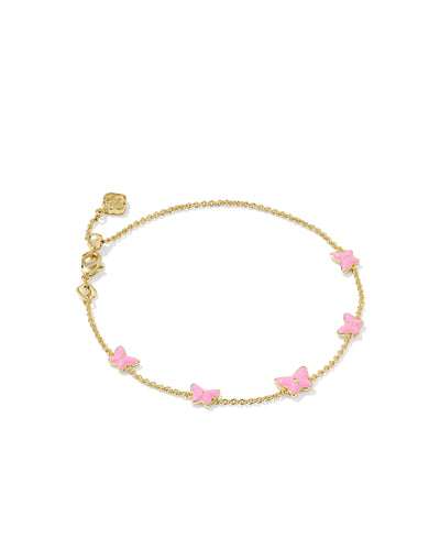 Lillia Butterfly Enamel Delicate Chain Bracelet-Bracelets-Kendra Scott-Market Street Nest, Fashionable Clothing, Shoes and Home Décor Located in Mabank, TX