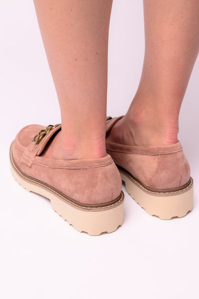 Literally Loafers in Blush Faux Suede-Womens-Ave Shops-Market Street Nest, Fashionable Clothing, Shoes and Home Décor Located in Mabank, TX