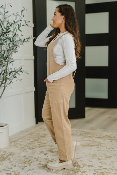 Little Miss Picnic V-Neck Jumpsuit in Brush-Womens-Ave Shops-Market Street Nest, Fashionable Clothing, Shoes and Home Décor Located in Mabank, TX