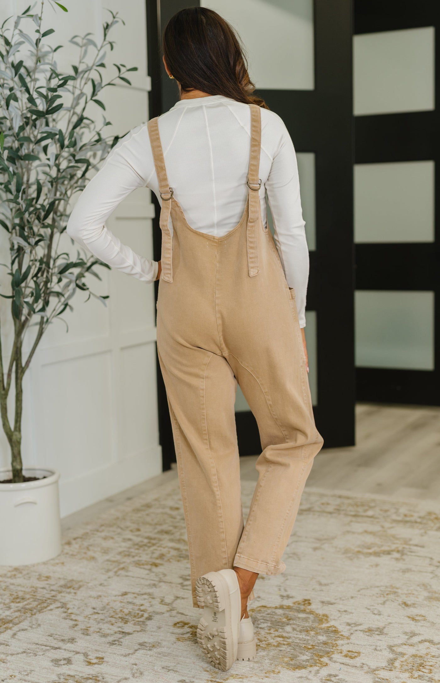 Little Miss Picnic V-Neck Jumpsuit in Brush-Womens-Ave Shops-Market Street Nest, Fashionable Clothing, Shoes and Home Décor Located in Mabank, TX