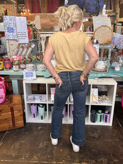 Liverpool Gia Flare W/Wide Hem in Amana-Bottoms-Liverpool-Market Street Nest, Fashionable Clothing, Shoes and Home Décor Located in Mabank, TX