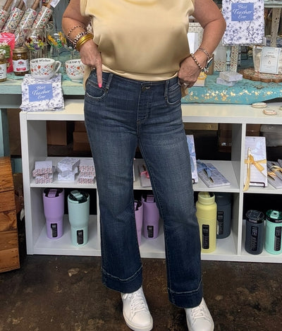 Liverpool Gia Flare W/Wide Hem in Amana-Bottoms-Liverpool-Market Street Nest, Fashionable Clothing, Shoes and Home Décor Located in Mabank, TX
