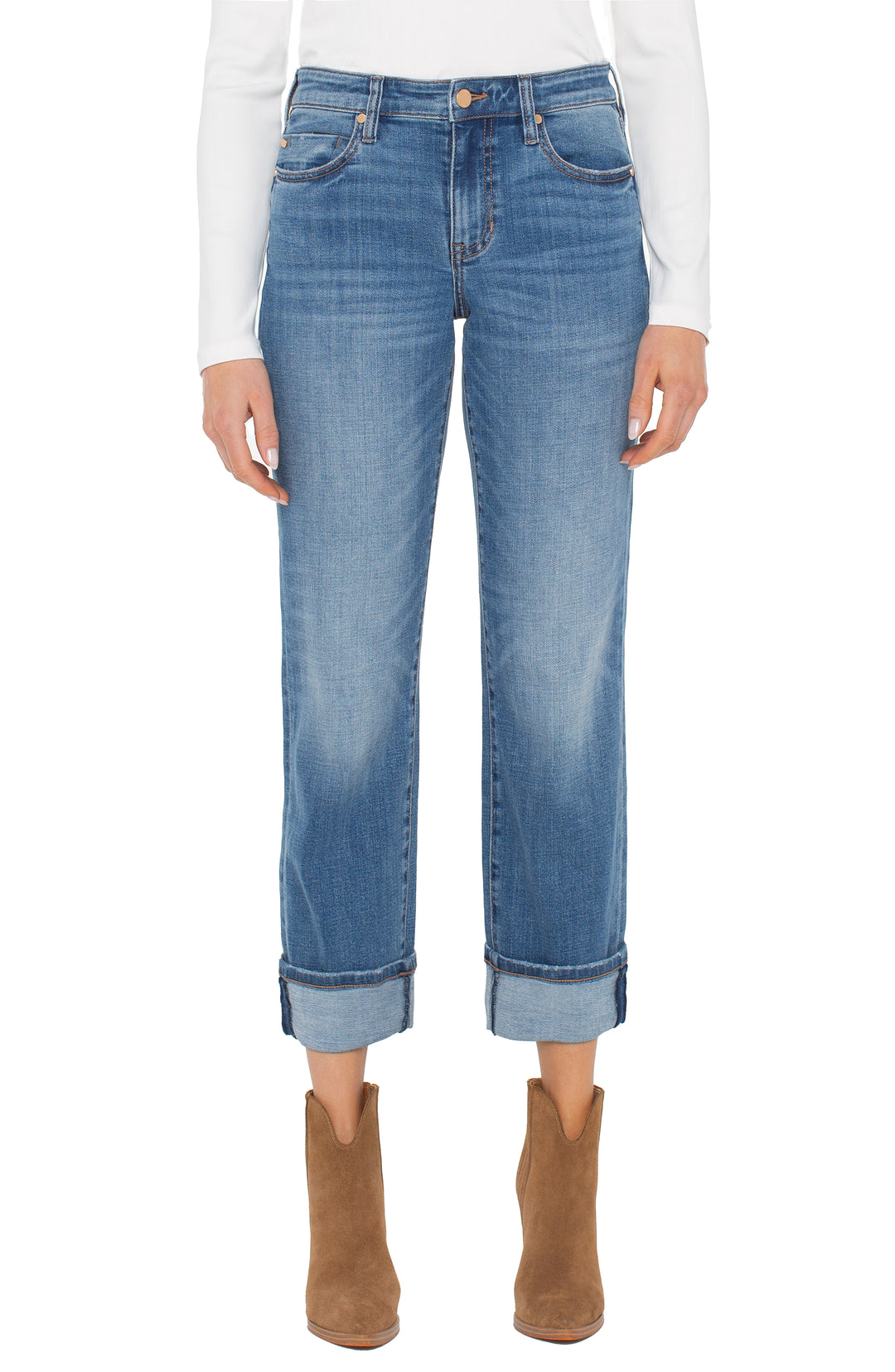 Liverpool Marley Girlfriend Cuffed in Campus-Bottoms-Liverpool-Market Street Nest, Fashionable Clothing, Shoes and Home Décor Located in Mabank, TX