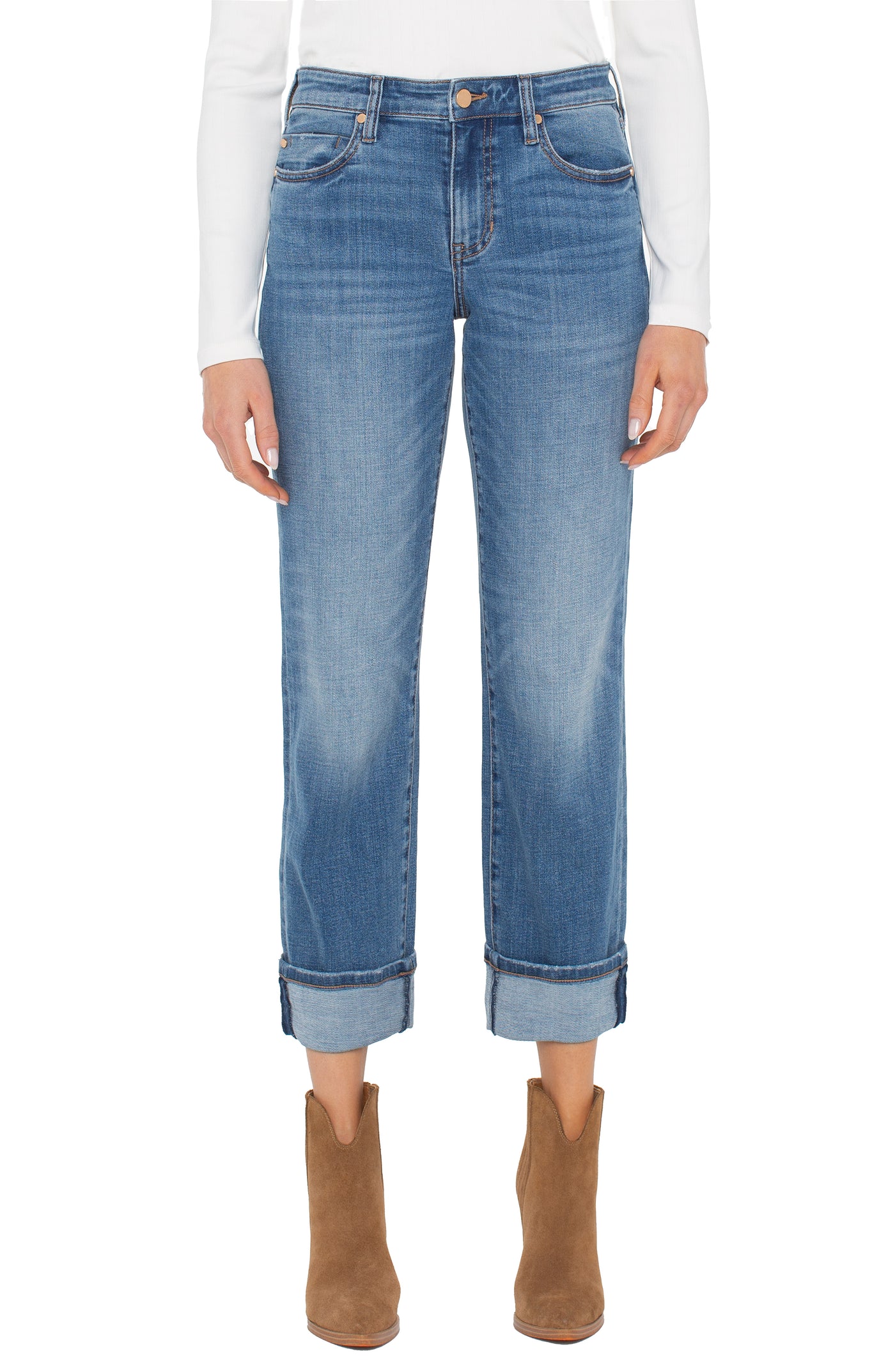 Liverpool Marley Girlfriend Cuffed in Campus-Bottoms-Liverpool-Market Street Nest, Fashionable Clothing, Shoes and Home Décor Located in Mabank, TX