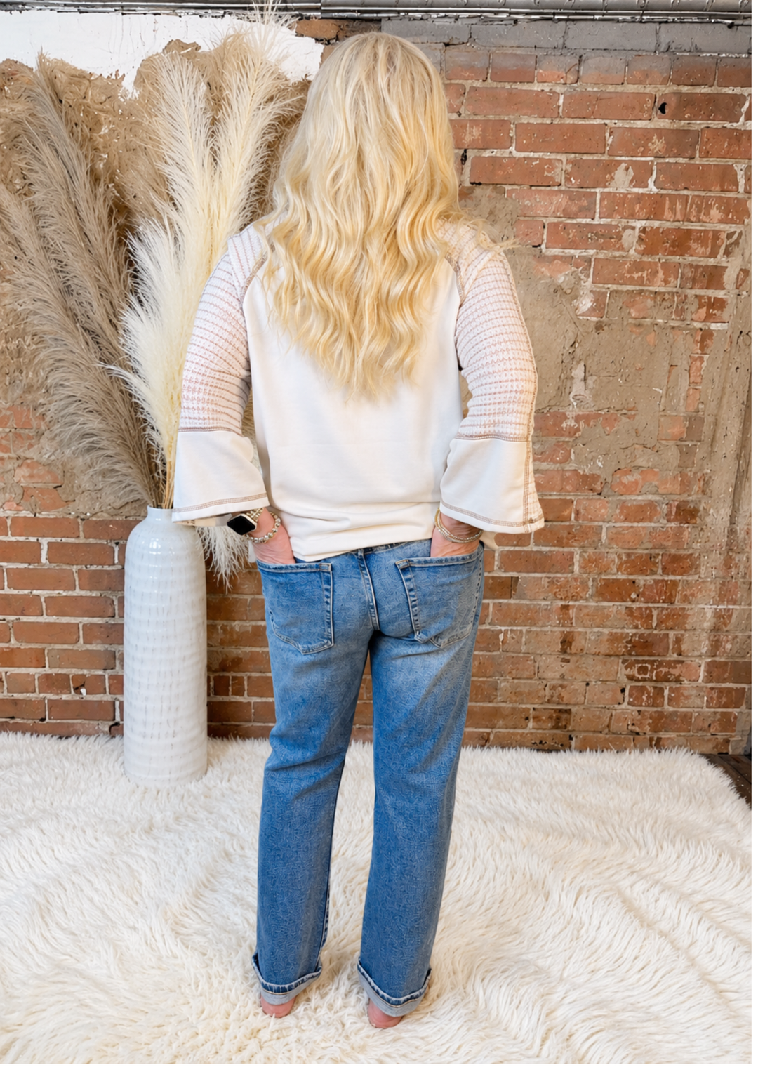 Liverpool Sloane Slouchy Girlfriend Cuffed Jeans-09-Bottoms-LIVERPOOL LOS ANGELES-Market Street Nest, Fashionable Clothing, Shoes and Home Décor Located in Mabank, TX