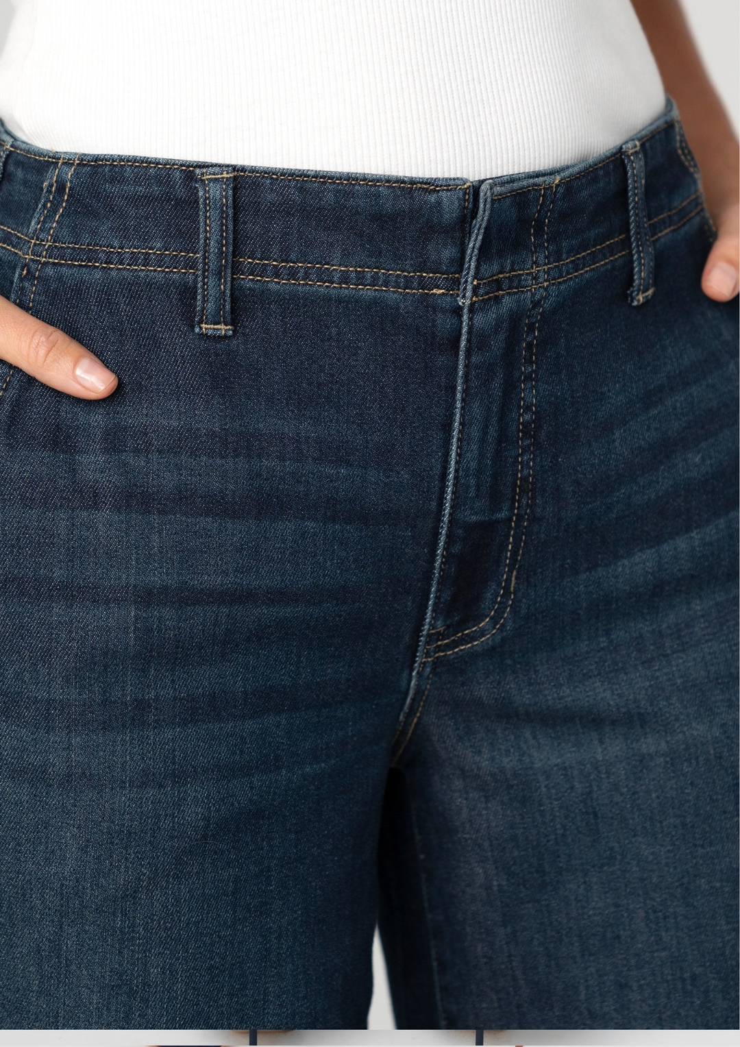 Liverpool Weekender Wide Leg W / Side Slit-09-Bottoms-LIVERPOOL LOS ANGELES-Market Street Nest, Fashionable Clothing, Shoes and Home Décor Located in Mabank, TX