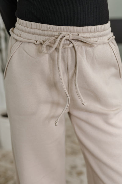 Lounge Line Wide Leg Sweats in Ash Mocha-Womens-Ave Shops-Market Street Nest, Fashionable Clothing, Shoes and Home Décor Located in Mabank, TX