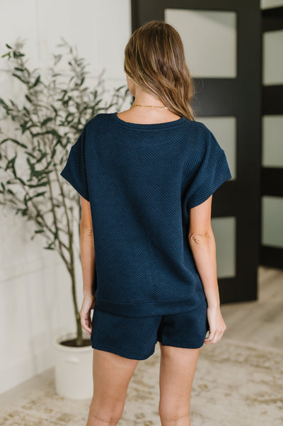 Love on the Loose Quilted Top in Navy-Womens-Ave Shops-Market Street Nest, Fashionable Clothing, Shoes and Home Décor Located in Mabank, TX