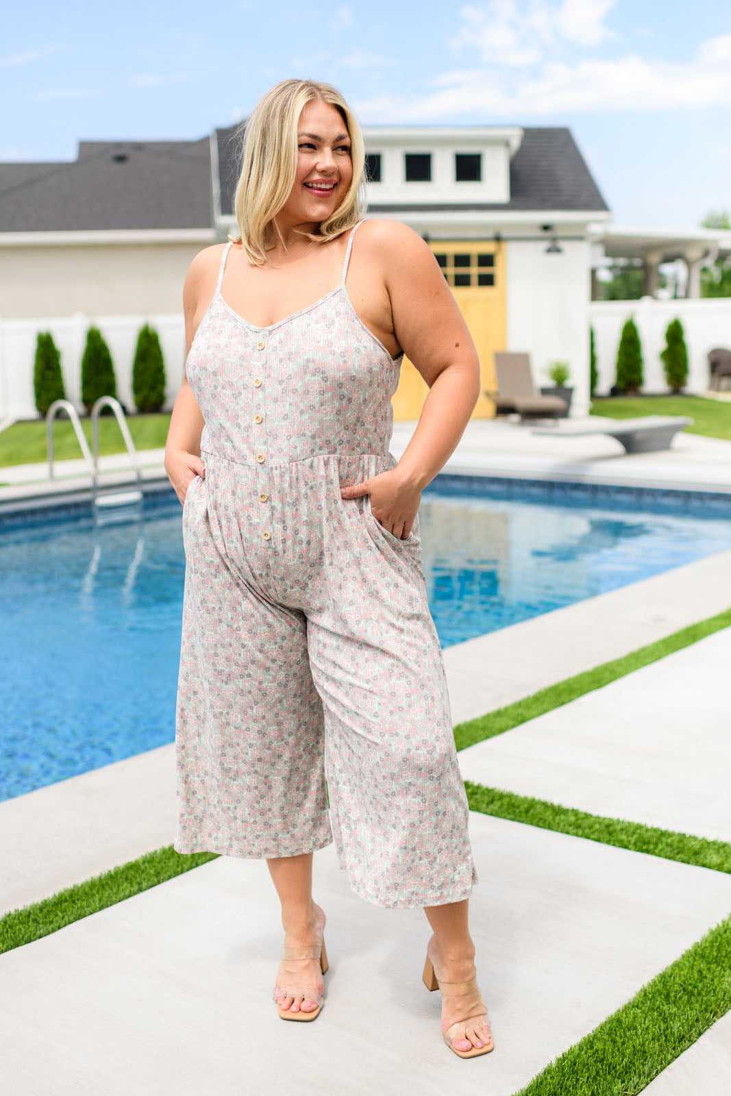 Lucky In Love Floral Jumpsuit-Jumpsuits & Rompers-Ave Shops-Market Street Nest, Fashionable Clothing, Shoes and Home Décor Located in Mabank, TX